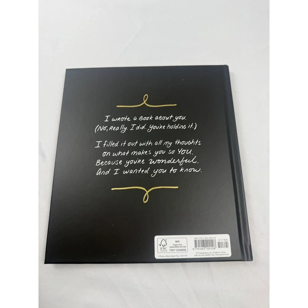 Compendium I Wrote a Book About You Fill In The Blank Gift Journal M.H. Clark